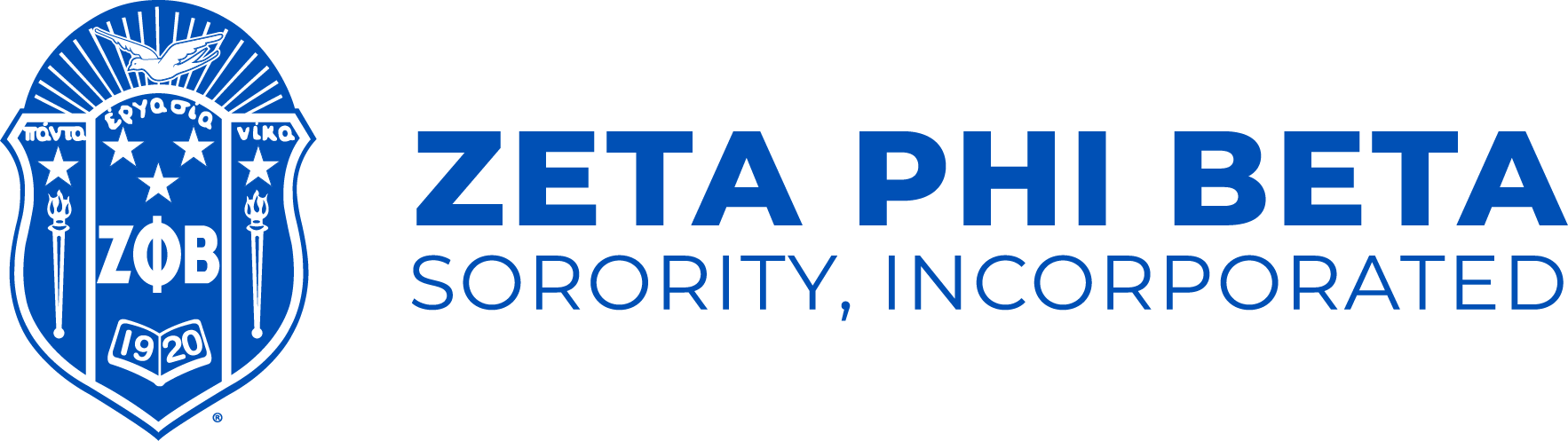 Logo Zeta Phi Beta Sorority, Incorporated